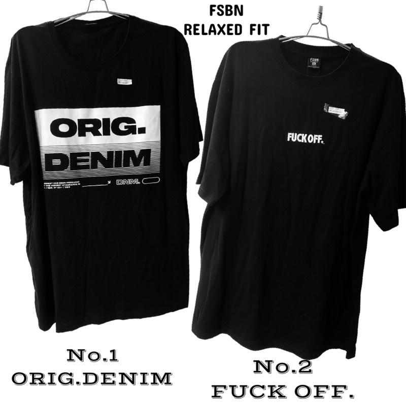 เสื้อยืด แบรนด์ดังจากอเมริกา #แบรนด์เนมแท้💯  " FSBN "