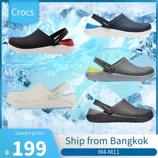 {ขายดีที่สุด} รองเท้า Crocs ของแท้สไตล์อินเทรนด์สำหรับทั้งชายและหญิง รองเท้าหัวโต กันลื่น กันลื่น ดูดซับแรงกระแทก