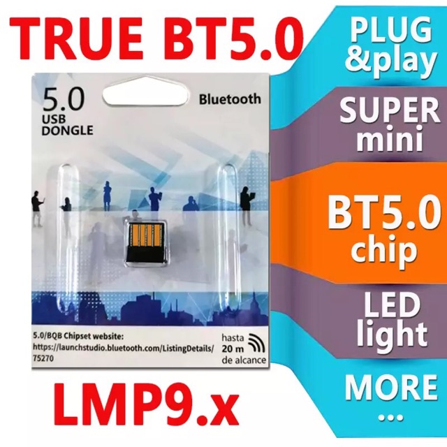 ลดราคา USB Bluetooth ADAPTER BT 5.0 คอมพิวเตอร์ Wireless Dongles เครื่องรับสัญญาณเครื่องส่งสัญญาณ Mini อะแดปเตอร์แล็ปท็อปหูฟัง #ค้นหาเพิ่มเติม สายเคเบิล SYNC Charger ชาร์จ อะแดปเตอร์ชาร์จข้อมูลปฏิบัติ Universal Adapter Coolระบายความร้อนซีพียู การ์ดเสียง