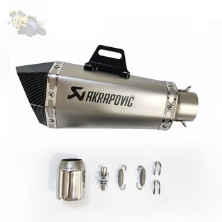 Roxiku_SHOP ปลายท่อแต่ง  ทรงหกเหลี่ยม AKRAPOVIC คอ2นิ้ว  BX001