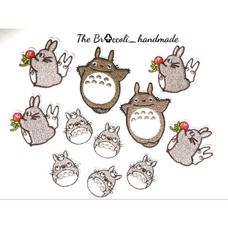 ตัวรีดติดเสื้อ ลายtotoro โตโตโร่ size L  ขนาดกลาง น่ารักมากกกก