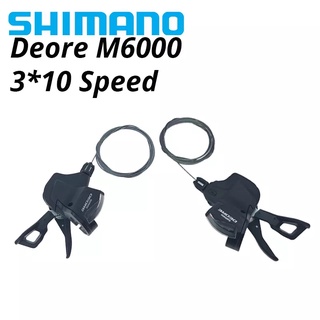 Shimano Deore M6000 ชุดคันเกียร์จักรยานเสือภูเขา 10 ความเร็ว SL-M6000 10s 10 S 10v