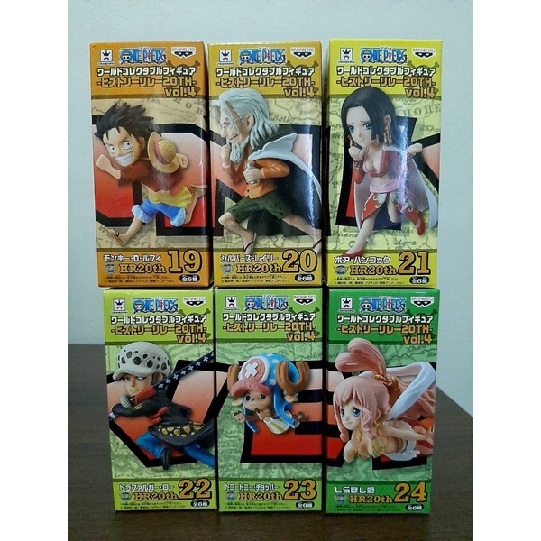 [Set 6 กล่อง🇯🇵] Banpresto WCF One Piece World Collectable History Relay 20th Anniversary Vol.4