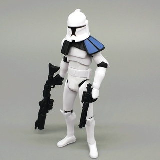 ของเล่นฟิกเกอร์ Star Wars Colne Republic Trooper สีฟ้า ขนาด 3.75 นิ้ว