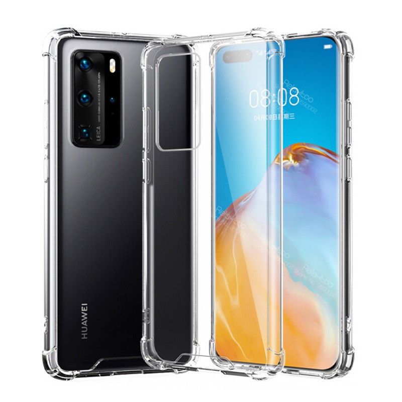 เคส huawei p50 pro เคสใส TPU กันกระแทก สำหรับ Huawei P50 Pro P40 Pro p30 Pro เคสโทรศัพท์ สีใส แบบเรี