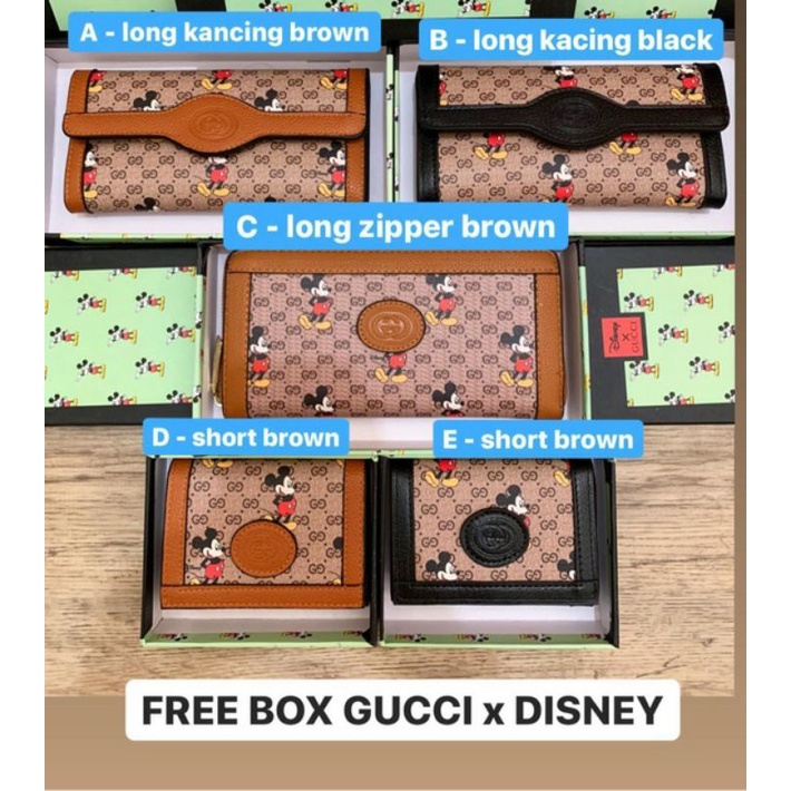GC009 x Disney กระเป๋าสตางค์ผู้หญิงนําเข้าระดับพรีเมียม