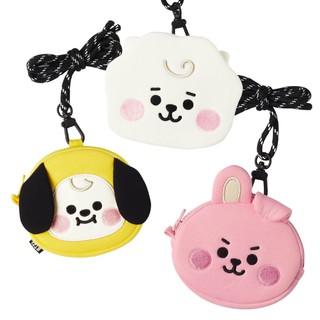 BT21 กระเป๋าใบเล็กมีสายคล้องคอ ไลน์เฟรนด์ BT21 Line Friends Necklace MINI Pouch bag