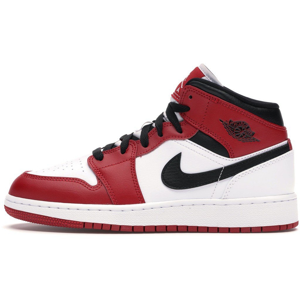 jordan 1 mid chicago 2020 on feet