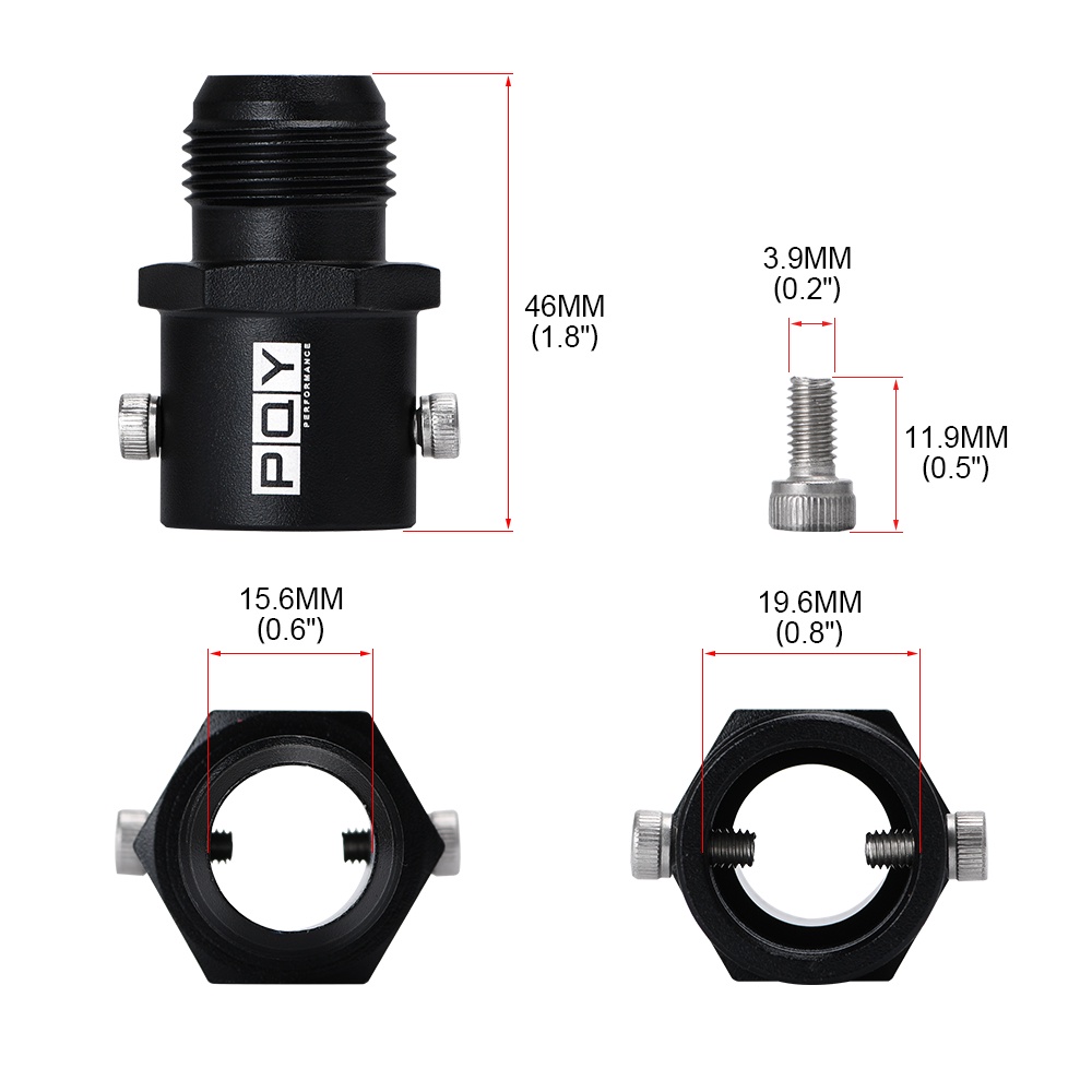 RESO 19 มม.AN10 Breather Fitting สําหรับ Honda Civic Acura K20 K24 เครื่องยนต์ฝาครอบวาล์วรถอุปกรณ์เสริม ราคา ถูกที่สุด ดีลบีเคเค แกลเลอรีภาพที่ 6