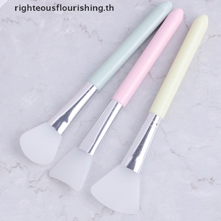 Righteousflourishs.th 1x โคลนหน้า แบน แปรงแต่งหน้า ซิลิโคน ดูแลผิวหน้า เครื่องสําอาง
 ใหม่