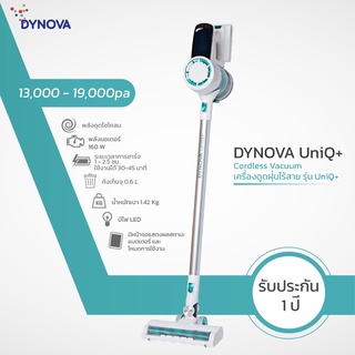 [โค้ด B3FZC9 ลด 130.-] DYNOVA เครื่องดูดฝุ่นไร้สาย รุ่น UniQ+