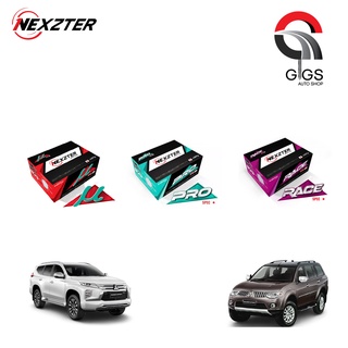 NEXZTER ผ้าเบรค MITSUBISHI PAJERO SPORT ปี2008-2020 ปาเจโร่ สปอร์ต เบรค ดิสเบรค (MU PRO RACE SPEC) ดิสเบรค DISC BRAKE