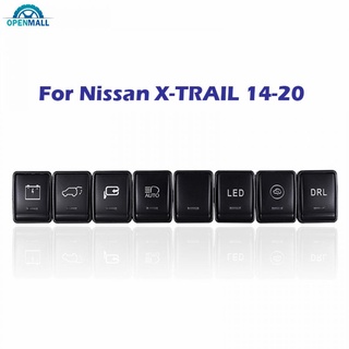 Om ปุ่มสวิตช์พาวเวอร์ซัพพลาย DRL LED สําหรับ Nissan X-TRAIL 14-20