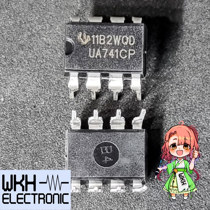 UA741 UA741CN UA741CP Operational Amplifiers DIP 8 Pins BG59 UA 741 CP คล้าย LM741 LM 741