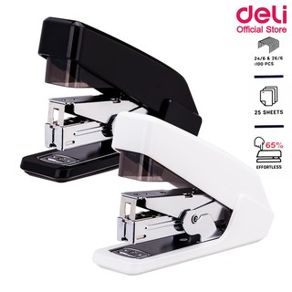 เครื่องเย็บกระดาษประหยัดแรงกว่าแบบธรรมดาถึง 65% Deli 0467 Effortless Stapler