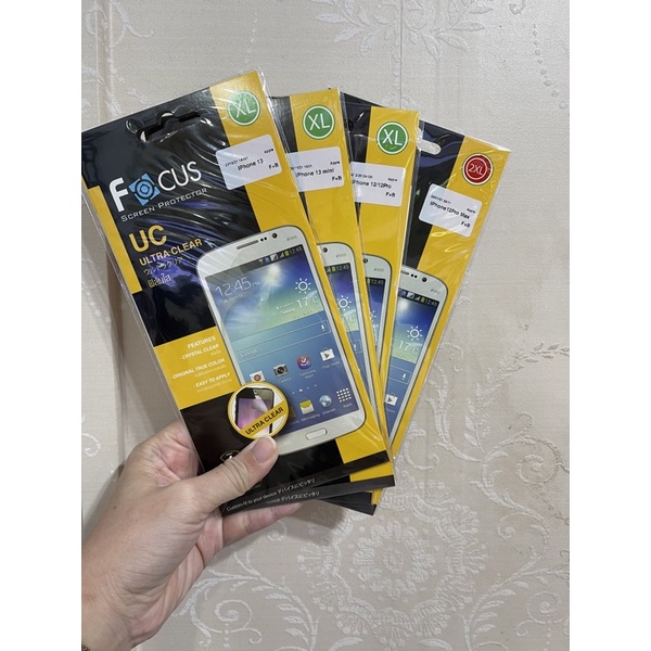 Focus ฟิล์มกันรอยแบบใส,แบบด้าน iP13pm, iP13P, iP13, iP13mini, iP12PM, iP12, iP11, Xamax, X/Xs, 7/8Pl