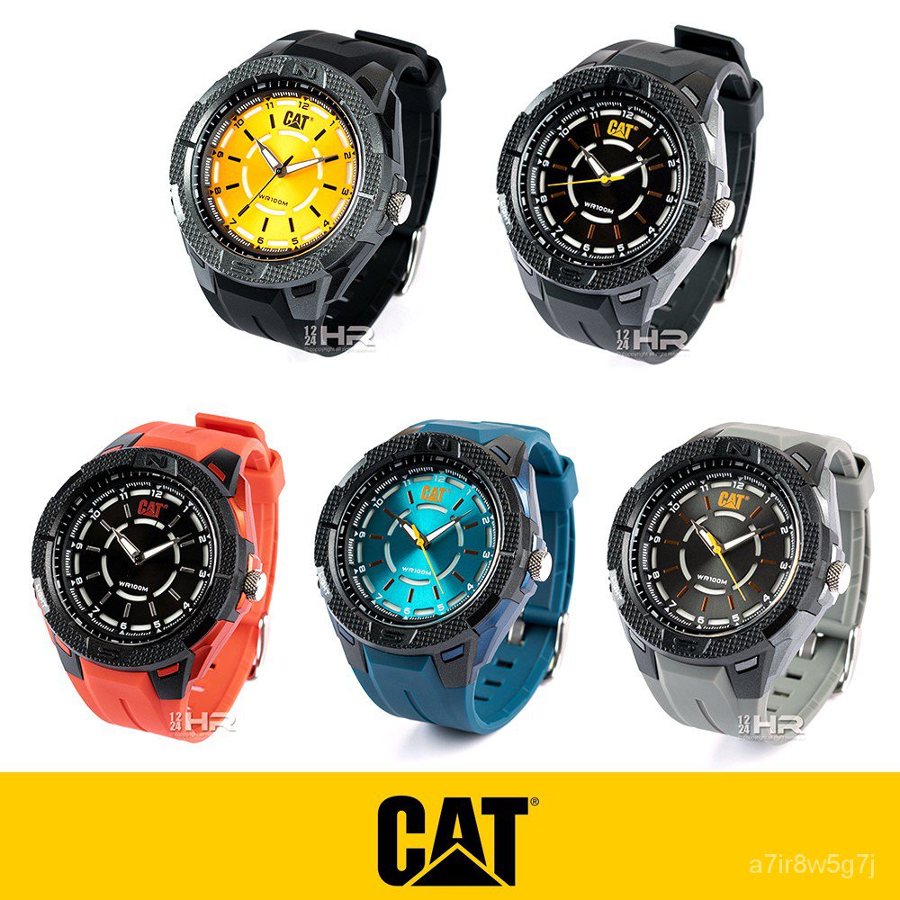 ใหม่CAT Phoenix 09 นาฬิกา Caterpillar ผู้ชาย ของแท้ รับประกันศูนย์ไทย 1 ปี นาฬิกา CAT 12/24HR
