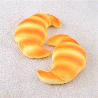 Squishy Slow Rising Croissant bread model Wrist Hand Pad Pillow Reduce Pressure Kids Toy Home Decoration