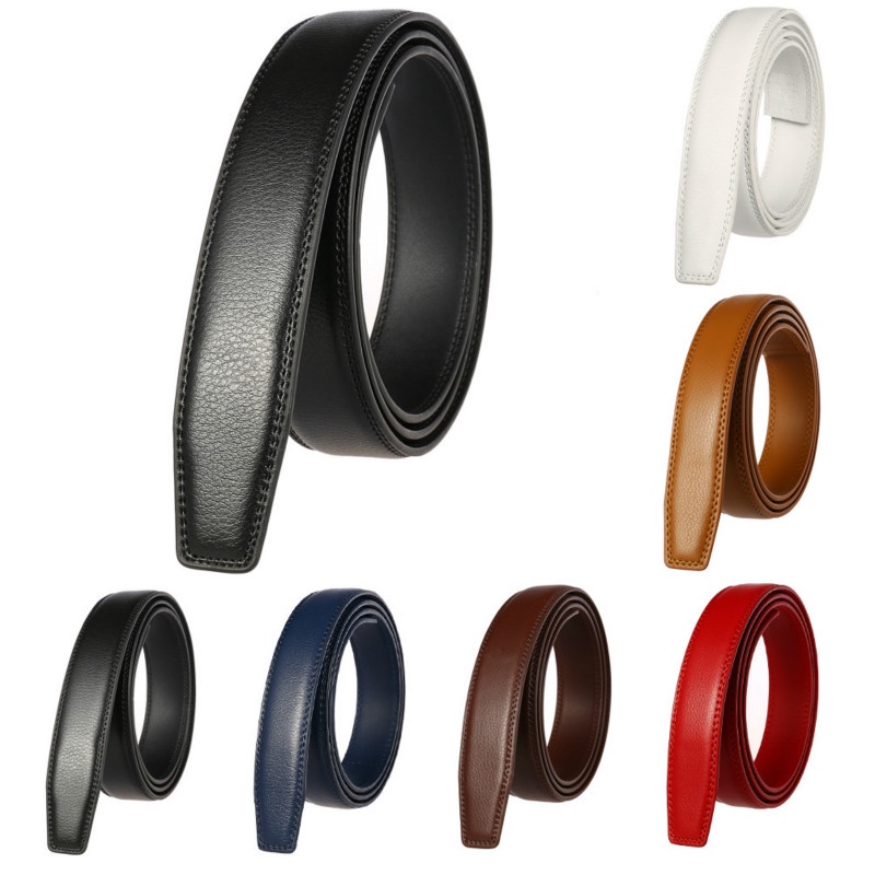 แบรนด์หรู H เข็มขัดสําหรับชายคุณภาพสูงชายสายหนังเข็มขัด Ceinture Homme,ไม่มีหัวเข็มขัด 3.1 ซม.LY131-3300