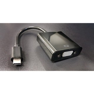 สายแปลง USB 3.1 Tyoe C to VGA สายสีดำ