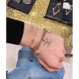 Chanel Bracelet สร้อยข้อมือชาแนลงานไฮเอน 1:1 อะไหล่ทอง งานอย่างดี อะไหล่ทองคลาสสิค