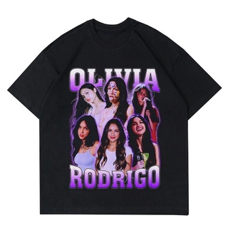 เสื้อยืดสีขาวเสื้อยืด ลาย Olivia RODRIGO VINTAGE | เสื้อยืด พิมพ์ลาย Olivia RODRIGO OVERSIZE RAPTEES-4XL