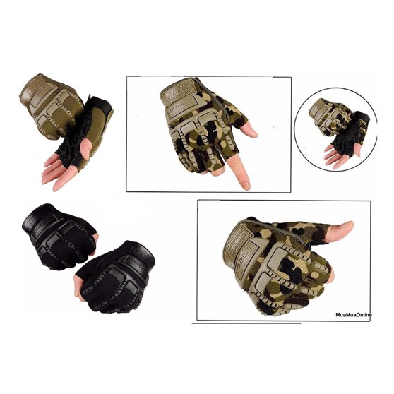 Mpact Mechanix ถุงมือทรงกลมลายทาง