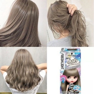 Schwarzkopf Freshlight Foam Color AIRY ASH โฟมเปลี่ยนสีผม สีน้ำตาลเทาอ่อน 1 กล่อง