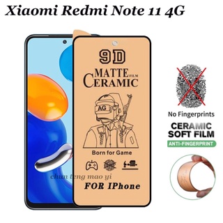 ฟิล์มกระจกนิรภัยเซรามิก สําหรับ Xiaomi Redmi Note 11S 11pro 10 Pro 10S Redmi 12C 10C 9T 9A Xiaomi 11T Pro 11 Lite 5G NE