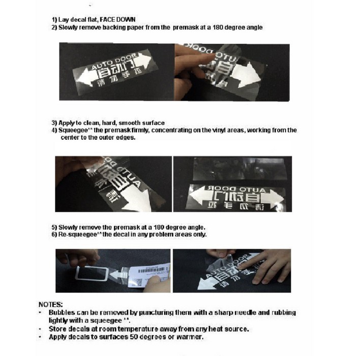 ผู้ขาย SG! สติ๊กเกอร์ติดประตูอัตโนมัติ Car Auto Door Sticker Car Decal Body Sticker ราคา ถูกที่สุด ดีลบีเคเค แกลเลอรีภาพที่ 5