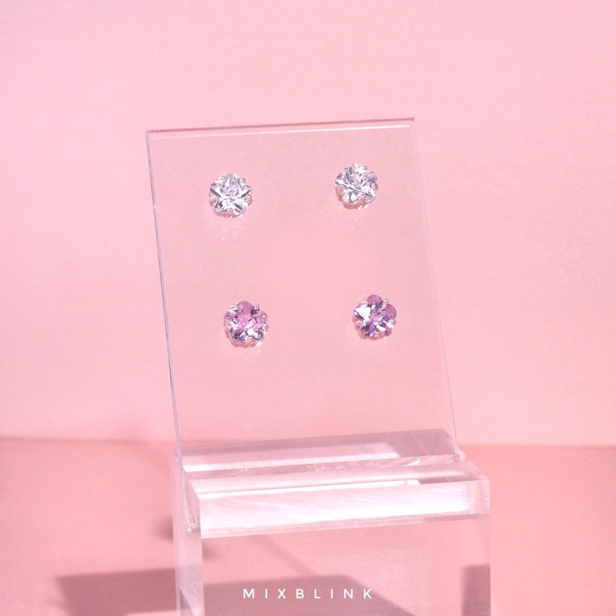 ต่างหู เงินแท้ 92.5% ส่งฟรี EMS ♡ รุ่น Flowery ♡ - ( #C30 )