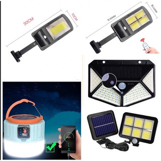 （มี11แบบ）LED  Solar lights ไฟสปอตไลท์ กันน้ำ ไฟ Solar Cell ใช้พลังงานแสงอาทิตย์ โซลาเซลล์ Outdoor Waterproof Ligh