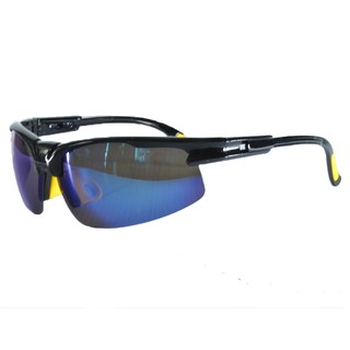 แว่นกันแดดขี่จักรยาน เลนท์ปรอท Cycling Polarized Sunglasses - กรอบสีดำ/เหลือง