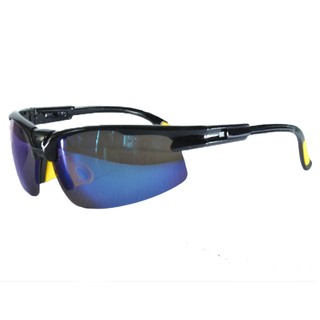 แว่นกันแดดขี่จักรยาน เลนท์ปรอท Cycling Polarized Sunglasses - กรอบสีดำ/เหลือง