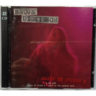 CD ซีดีเพลง Bruce Dickinson Alive In Studio A + Alive At The Marquee Club 2 CD แผ่นคู่ ลิขสิทธิ์