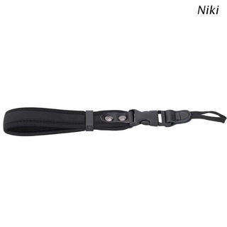 Niki Neoprene Soft Quick Detachable Wrist Hand Strap for Canon Nikon Sony Fujifilm Fuji DSLR Camera