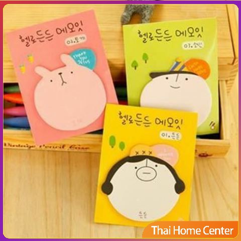 กระดาษโน๊ตเลือกลาย การ์ตูนกระดาษ ลายการ์ตูนเกาหลี เครื่องเขียน กระดาษ สมุด sticky note