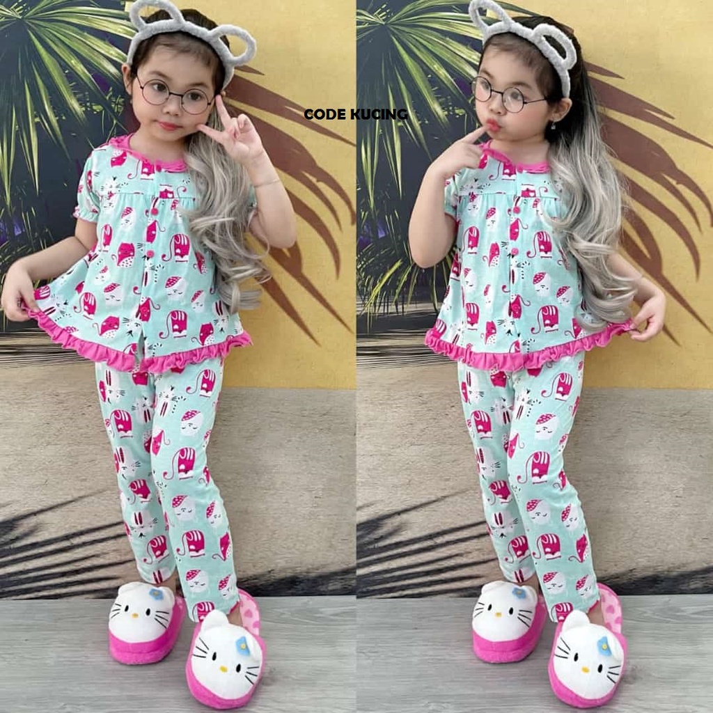 ตุ๊กตาปุ่ม GYMBREE เด็กเด็กผู้หญิง PYJAMAS