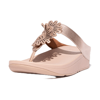 [โค้ด CCB12MALL99 คอยน์คืน 12%] FITFLOP FINO รองเท้าแตะแบบหูหนีบผู้หญิง รุ่น EO4-323 สี Rose Gold