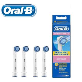 Oral B Vitality หัวแปรงสีฟันไฟฟ้า หัวแปรงสีฟัน 4 หัว ปากที่บอบบาง 4*Sensitive Clean Electric Toothbrush Head