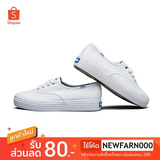 keds TRIPLE SEASONAL SOLIDS WHITE WF49946