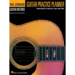 GUITAR PRACTICE PLANNER Weekly Lesson Planner for Guitarists  #HL 00697401