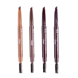 Mille ดินสอเขียนคิ้วปลายตัด 6D Eyebrow Pencil Waterproof 2 g.