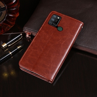 เคสสำ Realme C17 Case PU Leather Flip Phone Case Realme C17 C 17 RealmeC17 เคสโทรศัพท์มือถือ พลิกซองโทรศัพท์