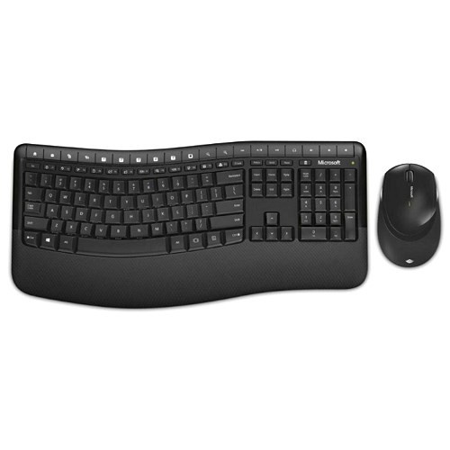 ✾Microsoft Wireless Comfort Desktop 5050 คีย์บอร์ดและเมาส์ (Eng) (MCS-PP4-00020) ImEf