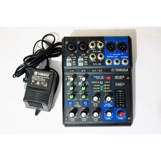 MG06x มิกเซอร์อนาล็อก Mixer 6 Input(2mono+2 stereo)พร้อมเอฟเฟคเสียงแจ่มๆ