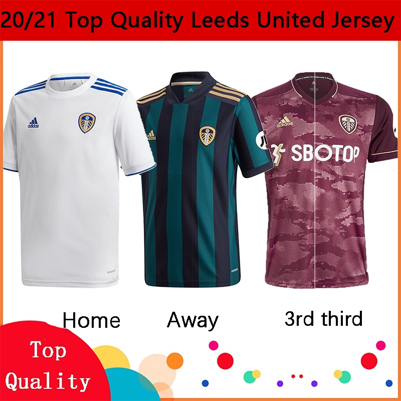 Leeds United Jersey 2021 (Home Away 3rd)Leeds United Men Football