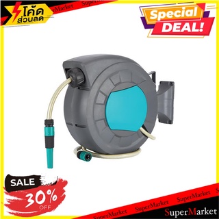 สายยางโรลติดผนัง TAKARA 1/2 นิ้ว x 20 ม. สายยางรดน้ำ WALL-MOUNTED HOSE REEL TAKARA 1/2"X20M อุปกรณ์รดน้ำต้นไม้