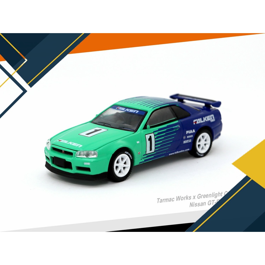 TARMAC MODEL NISSAN SKYLINE GT-R 1/64 (R34)