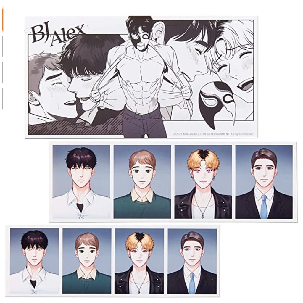 BJ alex, korean webtoon goods, ID card photo *ready stock* MjAh ...